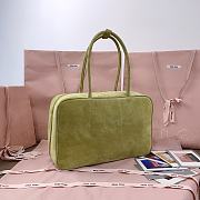 Miumiu Beau nappa Bag In Green - 4