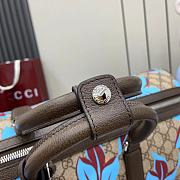 Gucci GG Supreme Canvas Beige and dark brown travel bag - 3