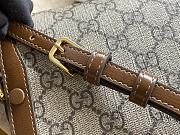 Gucci GG Horsebit 1955 Bab In Brown - 6