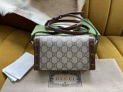 Gucci GG Horsebit 1955 Bab In Brown - 5