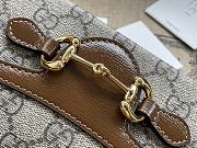 Gucci GG Horsebit 1955 Bab In Brown - 3