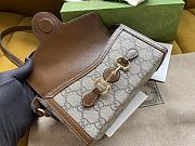 Gucci GG Horsebit 1955 Bab In Brown - 2