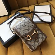 Gucci Horsebit 1955 Mini Crossbody Bag In Brown - 5