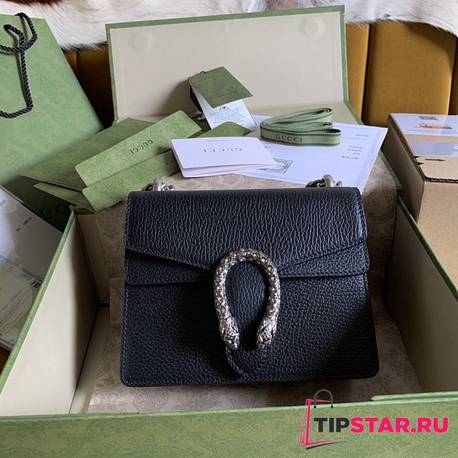 Gucci Dionysus Leather Bag In Black - 1