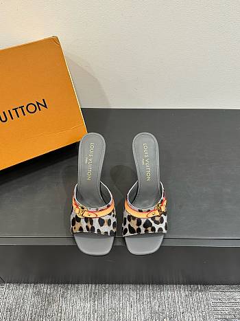 Louis Vuitton Leopard Print Thin Cat Heel Ballet Sandals 05