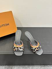 Louis Vuitton Leopard Print Thin Cat Heel Ballet Sandals 05 - 4