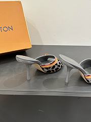 Louis Vuitton Leopard Print Thin Cat Heel Ballet Sandals 05 - 3