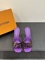 Louis Vuitton Leopard Print Thin Cat Heel Ballet Sandals 03 - 1