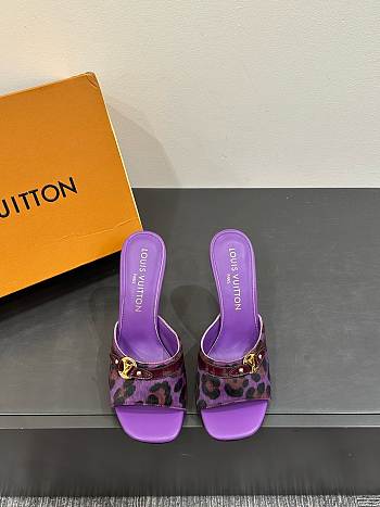 Louis Vuitton Leopard Print Thin Cat Heel Ballet Sandals 03