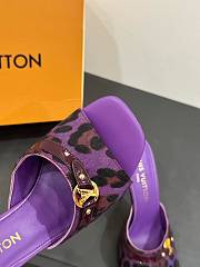Louis Vuitton Leopard Print Thin Cat Heel Ballet Sandals 03 - 5