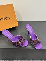 Louis Vuitton Leopard Print Thin Cat Heel Ballet Sandals 03 - 2