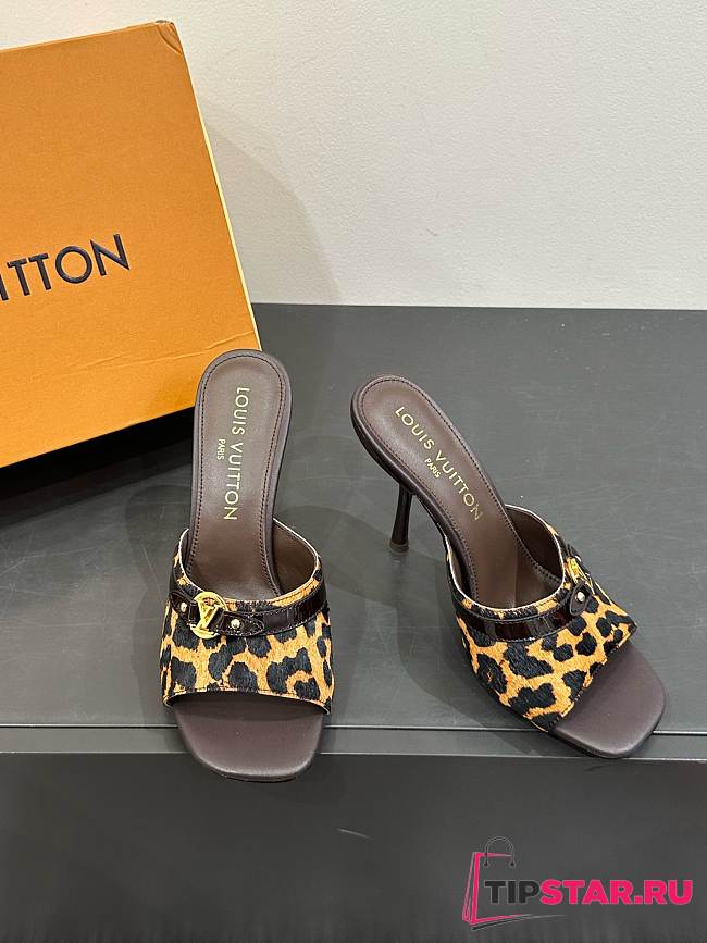 Louis Vuitton Leopard Print Thin Cat Heel Ballet Sandals 02 - 1