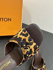 Louis Vuitton Leopard Print Thin Cat Heel Ballet Sandals 02 - 5