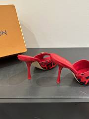 Louis Vuitton Leopard Print Thin Cat Heel Ballet Sandals 01 - 4