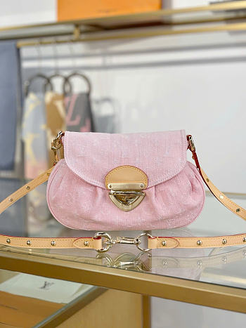 Louis Vuitton Sunset Monogram Denim Bag In Pink