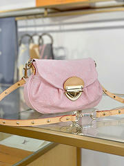 Louis Vuitton Sunset Monogram Denim Bag In Pink - 5