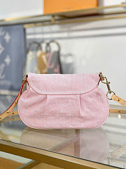 Louis Vuitton Sunset Monogram Denim Bag In Pink - 2