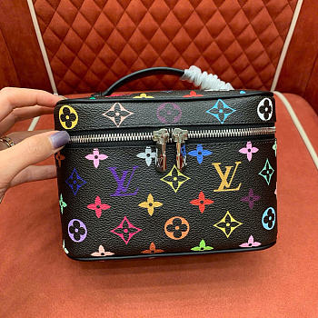 LV x TM Nice Mini Monogram coated canvas Multicolored