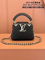 Louis Vuitton Capucines Nano Bag In Black M10166 - 1