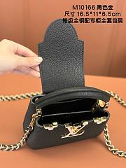 Louis Vuitton Capucines Nano Bag In Black M10166 - 5