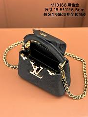 Louis Vuitton Capucines Nano Bag In Black M10166 - 4