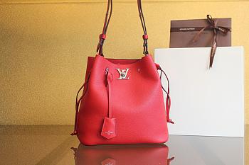 Louis Vuitton NeoNoé MM Bag In Red Color