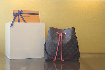 Louis Vuitton NeoNoé MM Bag Coquelicot Red M44021
