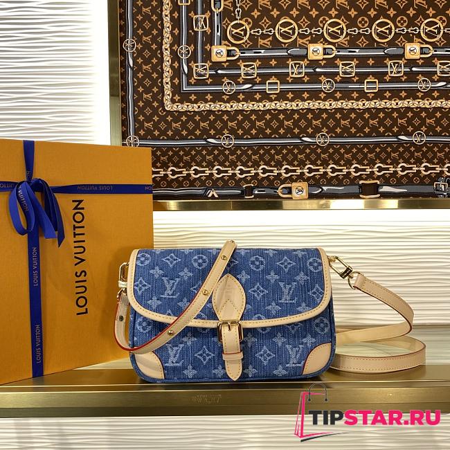 Louis Vuitton Diane Bag Denim Blue M13070 - 1