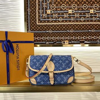 Louis Vuitton Diane Bag Denim Blue M13070