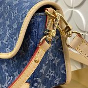 Louis Vuitton Diane Bag Denim Blue M13070 - 5