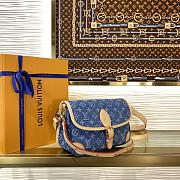 Louis Vuitton Diane Bag Denim Blue M13070 - 4