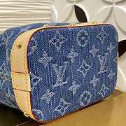 Louis Vuitton Nano Noah Backpack Denim Blue M83043 - 3