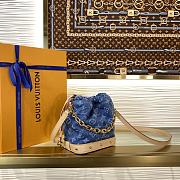 Louis Vuitton Nano Noah Backpack Denim Blue M83043 - 2