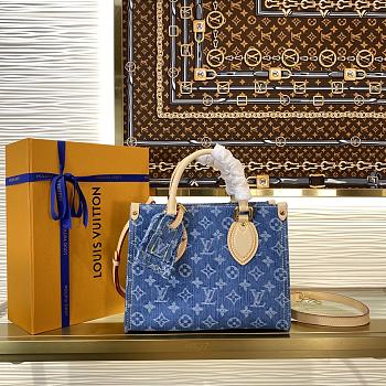 Louis Vuitton OnTheGo PM Monogram Denim M14633