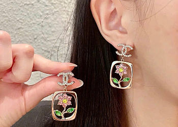 Chanel Flower Earrings