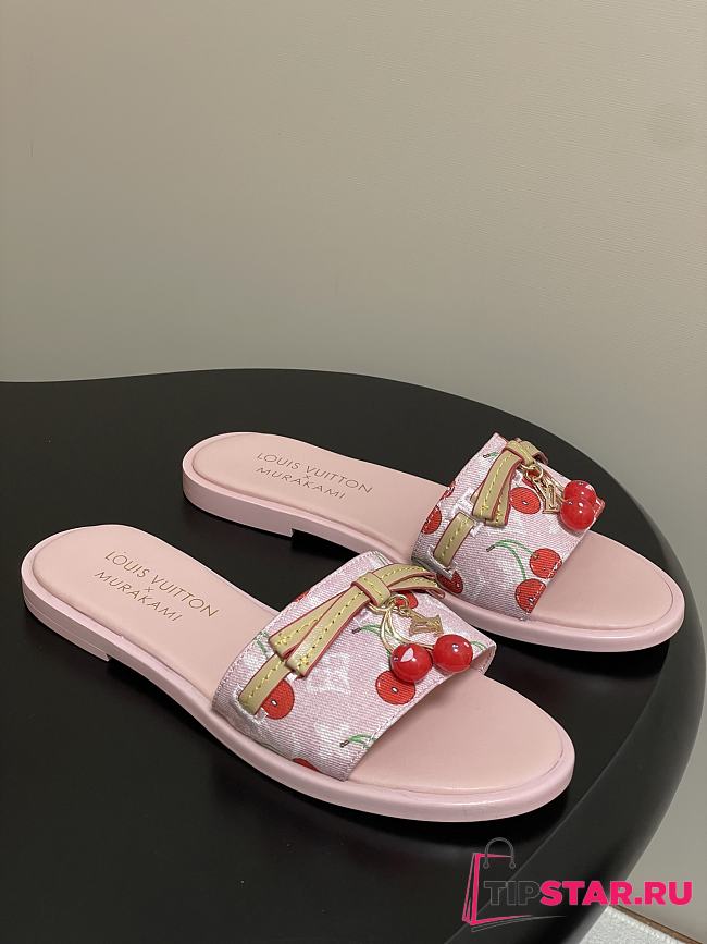 LV X TM Cherry pendant flat sandals 12 - 1
