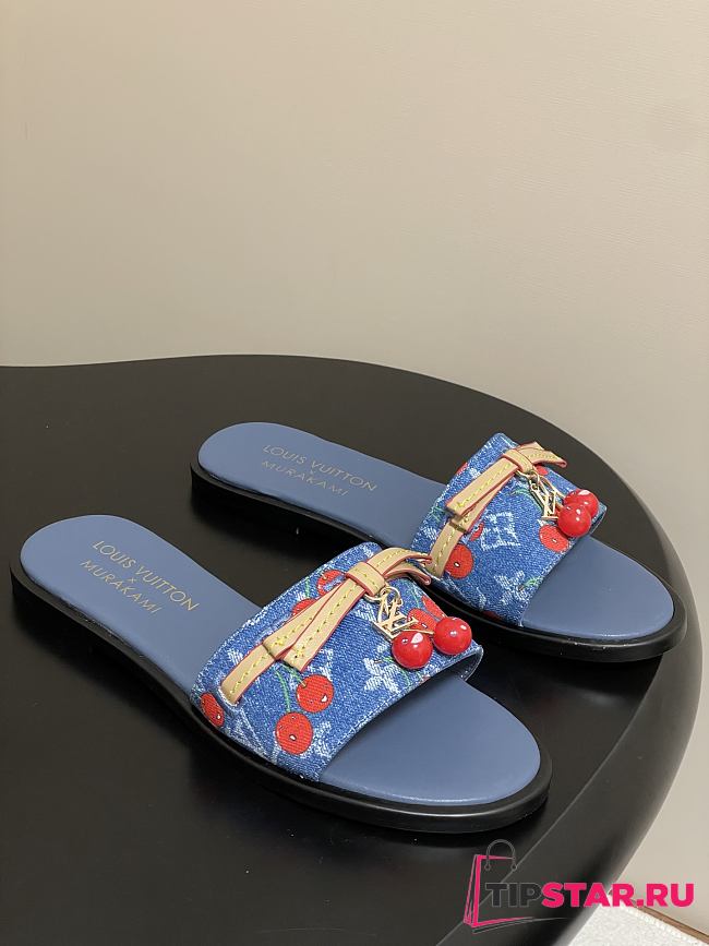 LV X TM Cherry pendant flat sandals 11 - 1