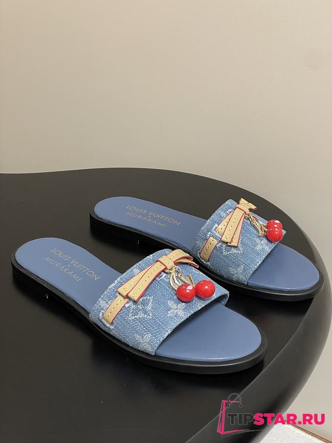 LV X TM Cherry pendant flat sandals 08 - 1