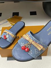 LV X TM Cherry pendant flat sandals 08 - 5