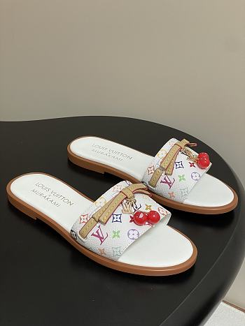 LV X TM Cherry pendant flat sandals 04