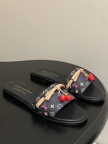 LV X TM Cherry pendant flat sandals 03
