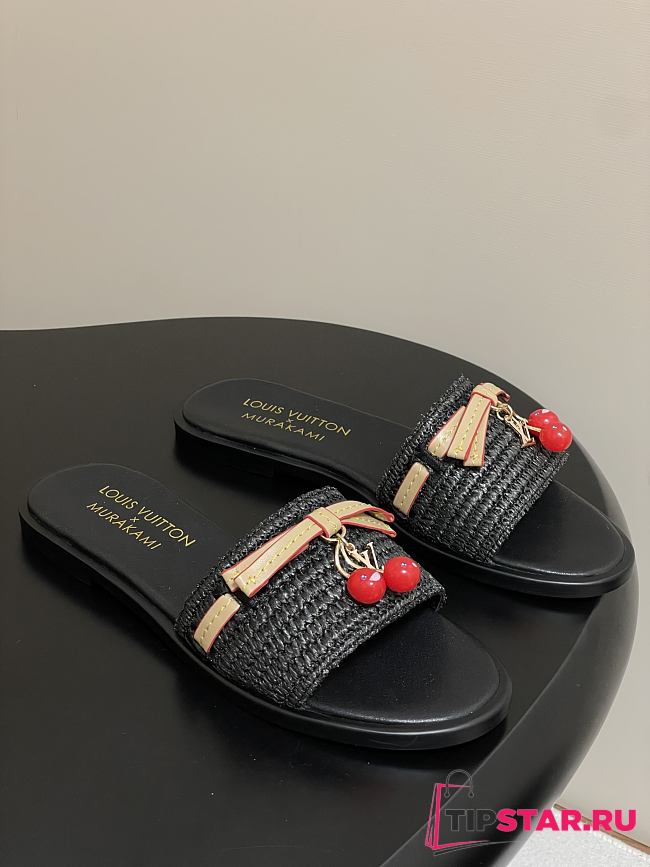 LV X TM Cherry pendant flat sandals 01 - 1