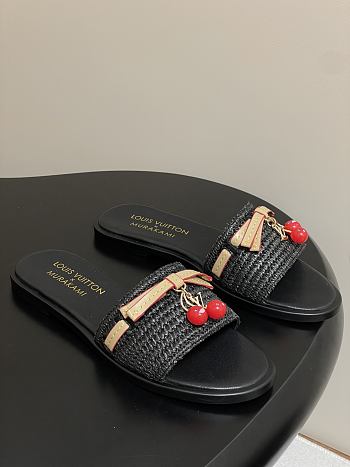 LV X TM Cherry pendant flat sandals 01