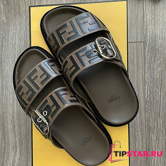 Fendi Sandales spartiates In Gray - 1