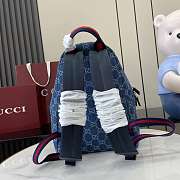 Gucci Children's GG backpack Blue and ivory GG denim - 5