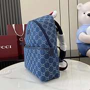 Gucci Children's GG backpack Blue and ivory GG denim - 4