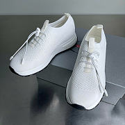 Prada Fabric round toe slip-on in white - 6