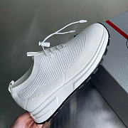 Prada Fabric round toe slip-on in white - 2