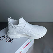 Moncler Socks Shoes Round Toe Thick Bottom Low In White - 5