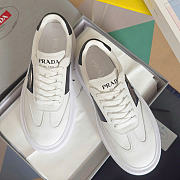 Prada Perforated leather sneakers In White - 5